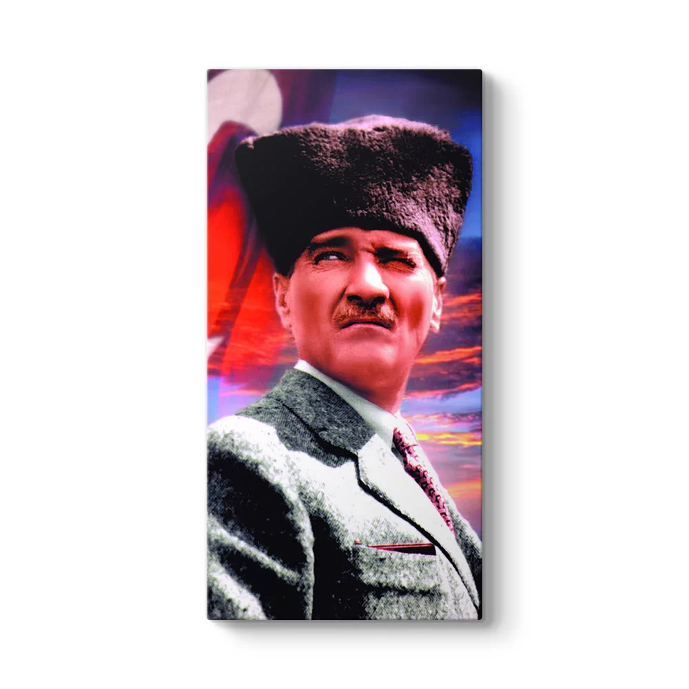 Kalpaklı Atatürk Tablosu - Model 7